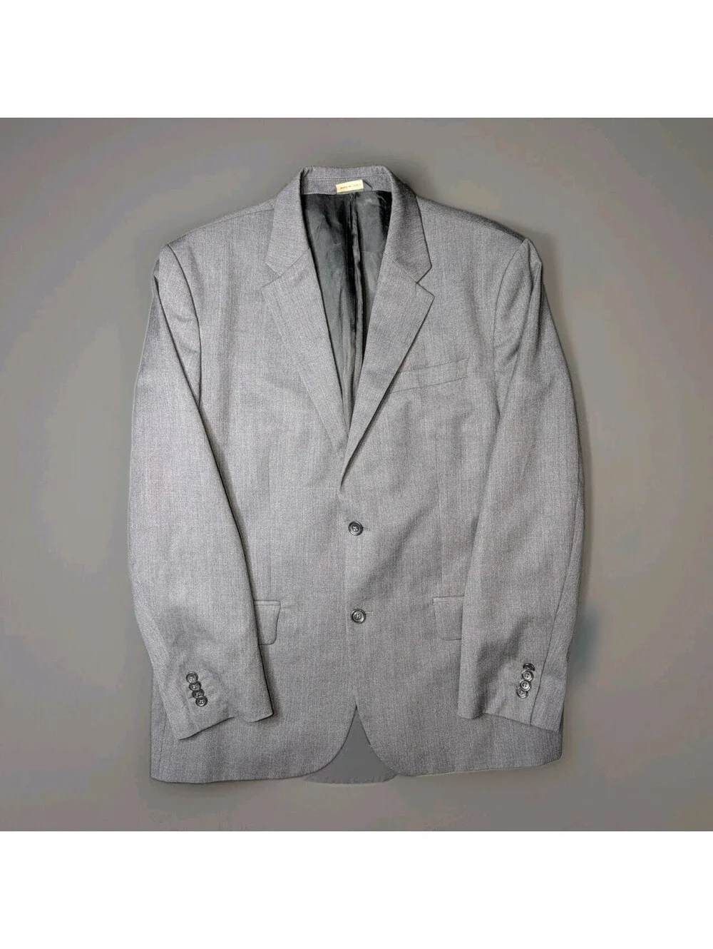 Banana Republic Jacket Blazer Mens 44R Wool Gray